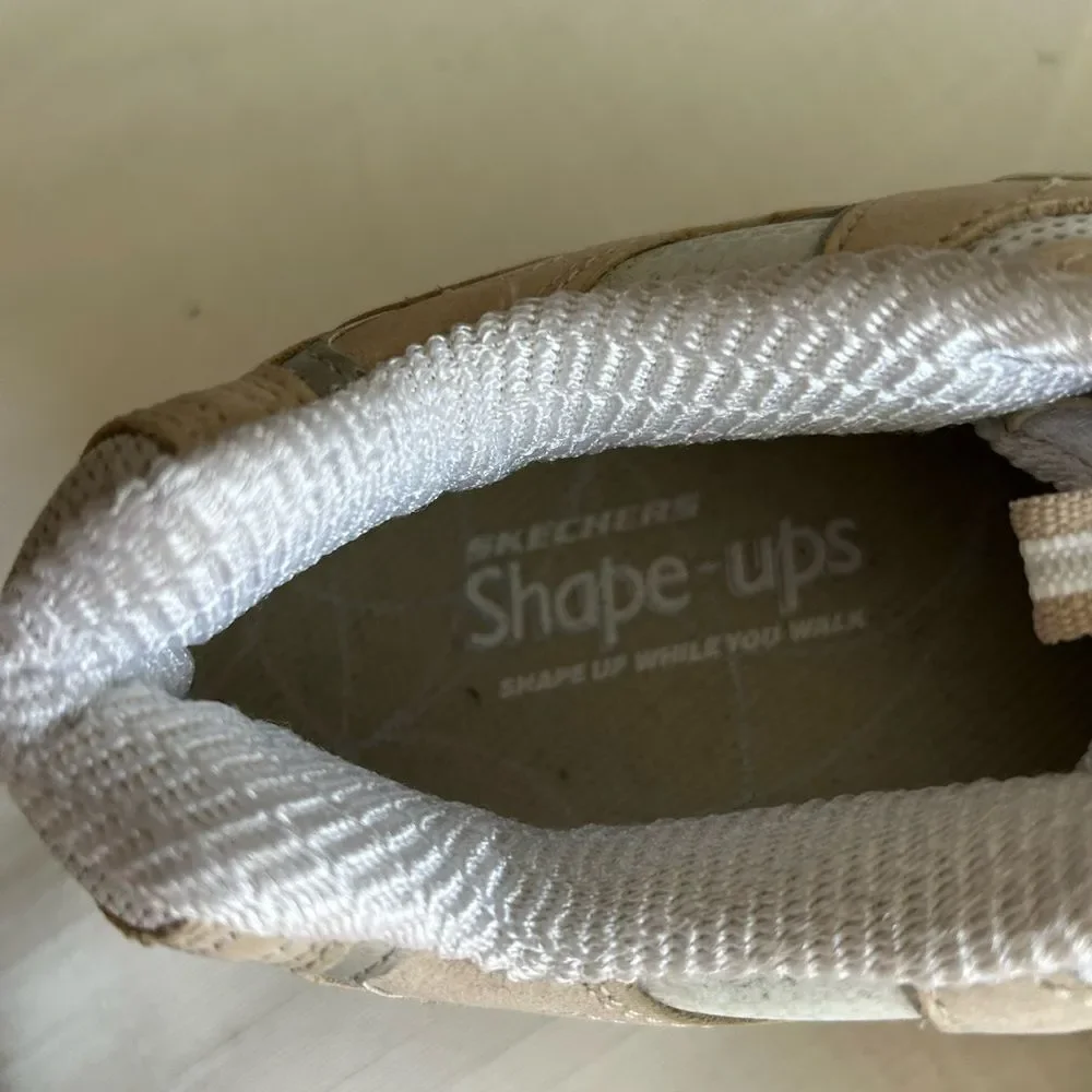 Skechers Beige Shape Ups Shape Up 10